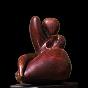 scultura bronzo Mario Pavesi artista reggiano arte maternità dea fiume donna