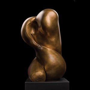 mario pavesi italian sculptur painter bronze maternity female figure