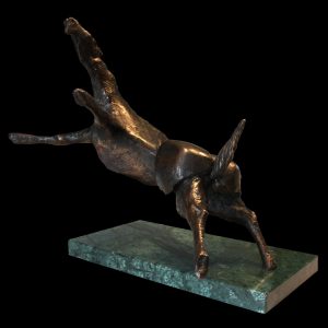 scultura bronzo Mario Pavesi artista reggiano arte animali cavallino