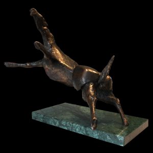 mario pavesi italian sculptur painter bronze horse