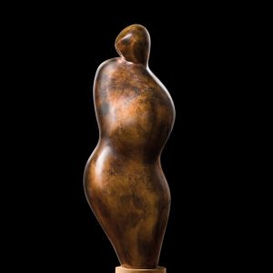 mario pavesi italian sculptur painter bronze female figure