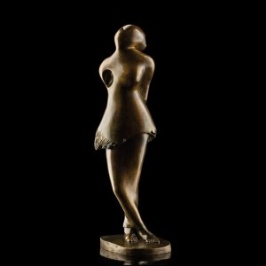 mario pavesi italian sculptur painter bronze female figure dancer