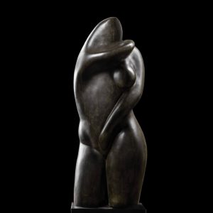 mario pavesi italian sculptur painter bronze female figure