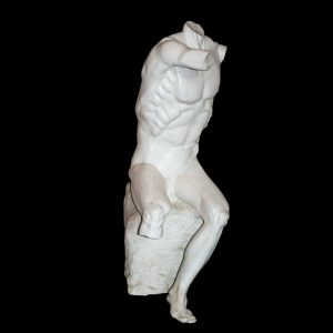 scultura bronzo Mario Pavesi artista reggiano arte corpo maschile torso