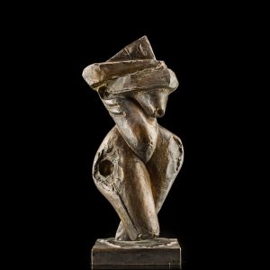 mario pavesi italian sculptur painter bronze maternity female figure