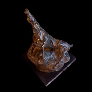 mario pavesi italian sculptur painter bronze horse
