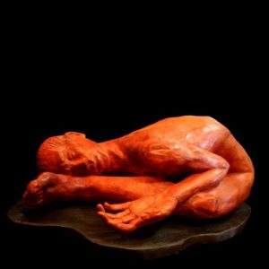 scultura bronzo Mario Pavesi artista reggiano arte corpo maschile mutilato