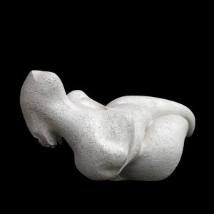 mario pavesi italian sculptur painter white gres woman body