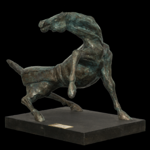 mario pavesi italian sculptur painter horse