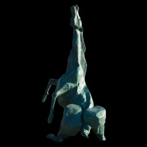 mario pavesi italian sculptur painter horse
